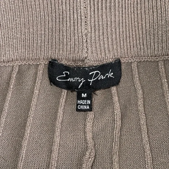 Emory Park Ribbed High-Rise Pants- XS/S - Picture 2 of 6